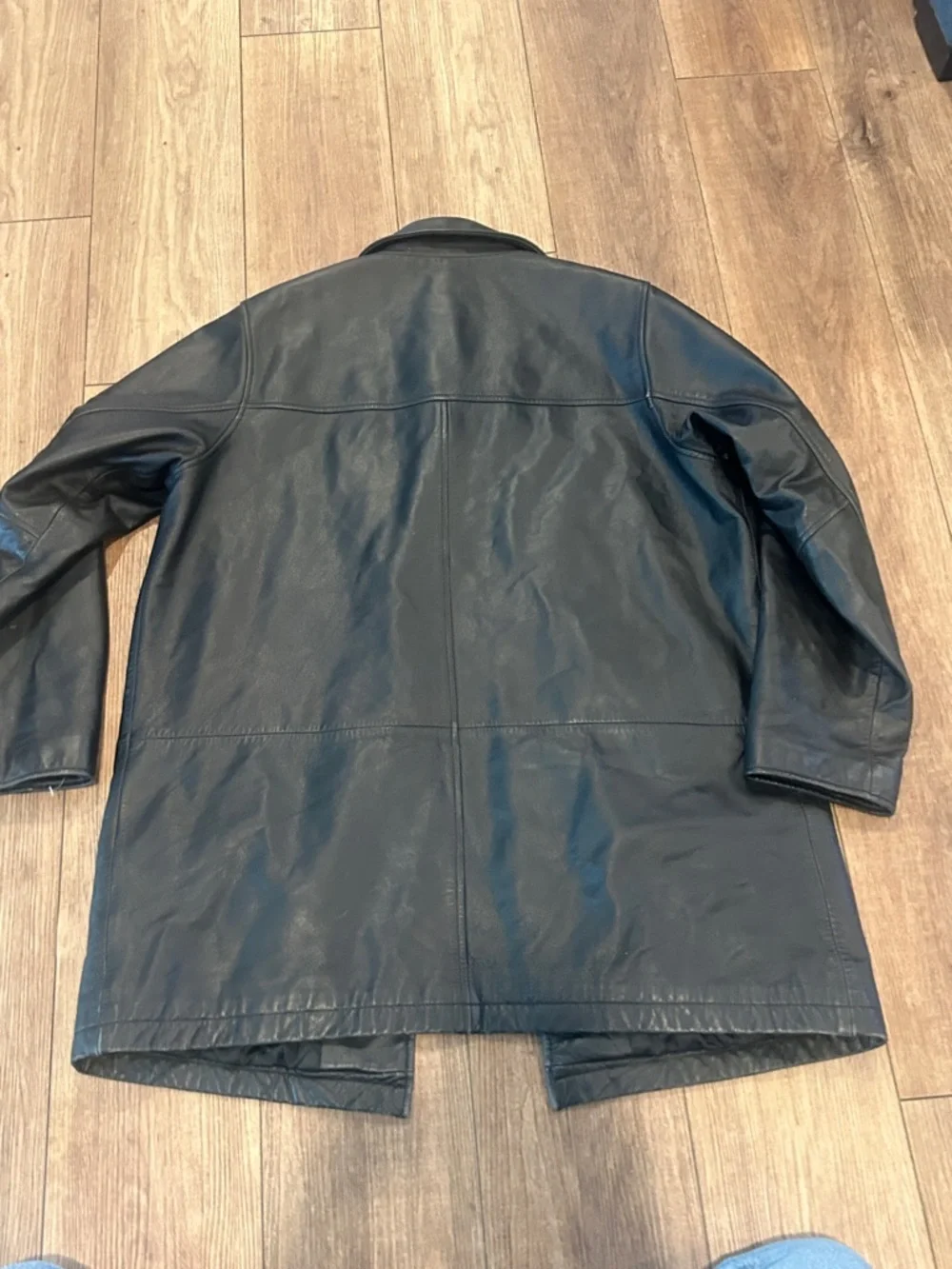 Vintage Eddie Bauer Leather Jacket Men’s Tall XL
